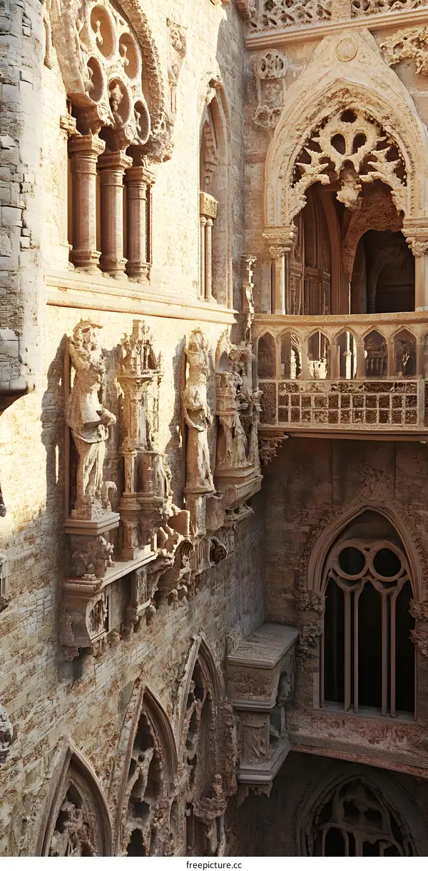 Ancient Ruins Of Stone Archway Architecture