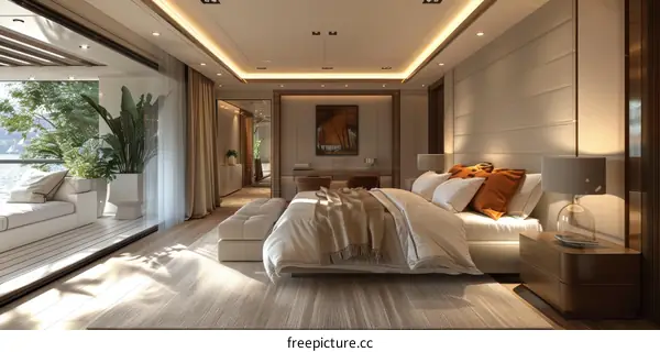 Luxury Yacht Bedroom Interior Design