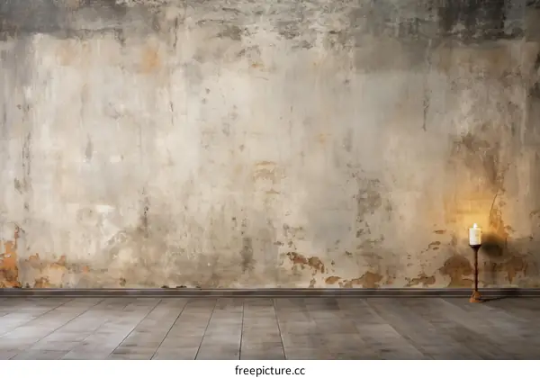 A Single Candle in an Empty Room