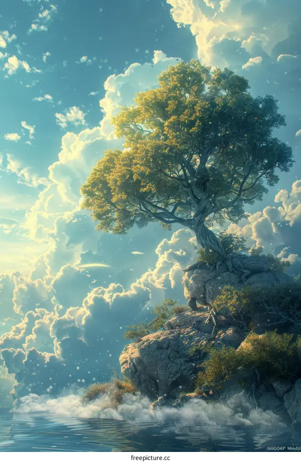 Fantasy Floating Island