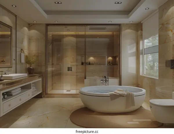 Luxury Modern Bathroom Design Interior