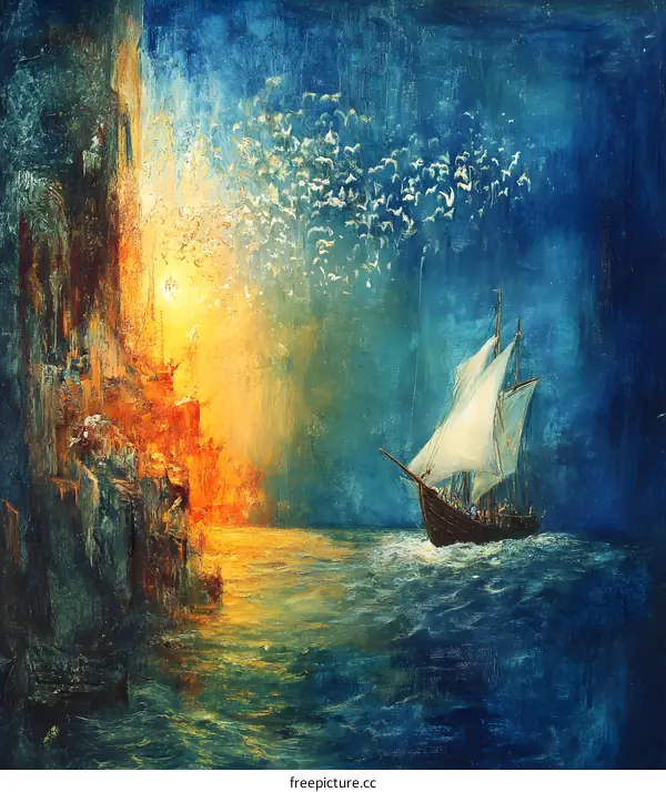 Sailing Away from the City of Fire