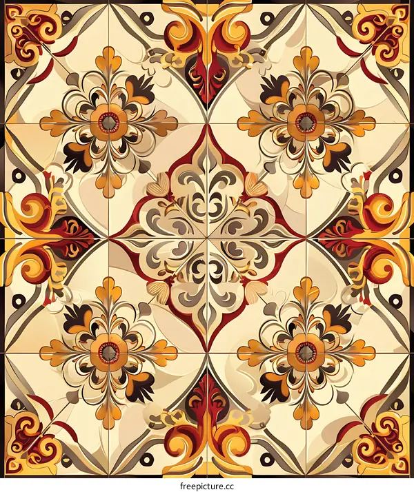 Ceramic tile patterns