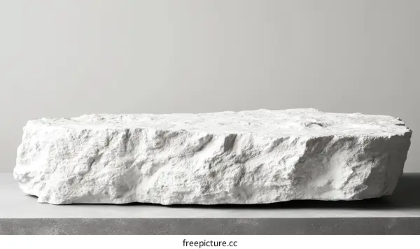 Abstract White Rock Display Stand