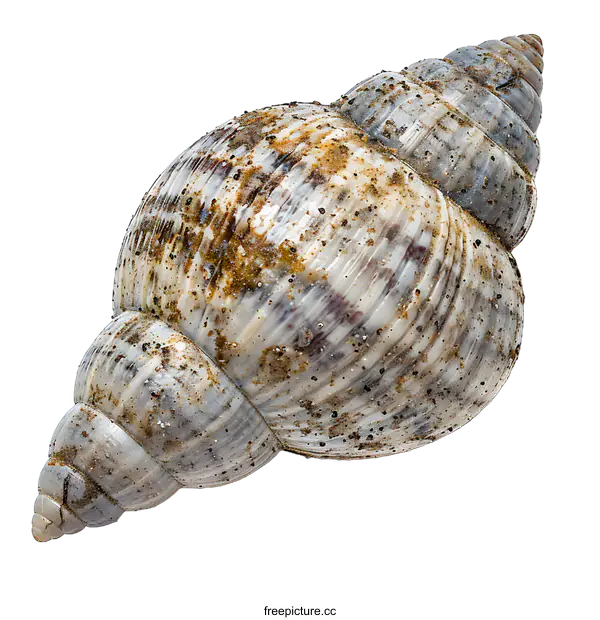 [Transparent Background PNG]Seashell Specimen on White Background