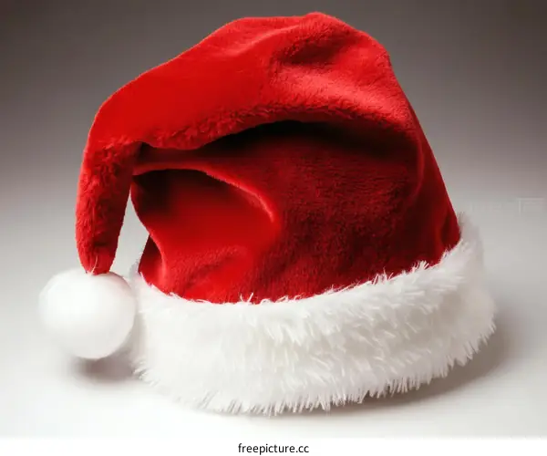 Santa Claus Hat Closeup Photography