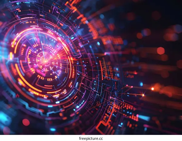 futuristic technology background