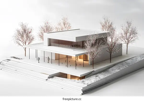 Modern House Architectural Model