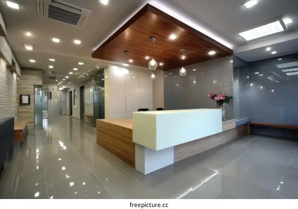 Modern Office Lobby Interior Design