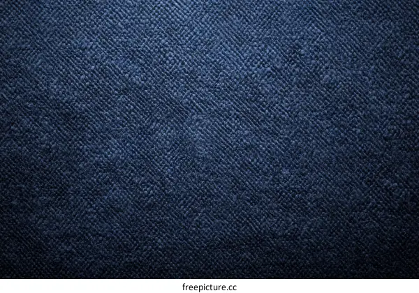 Dark Blue Textured Fabric Background