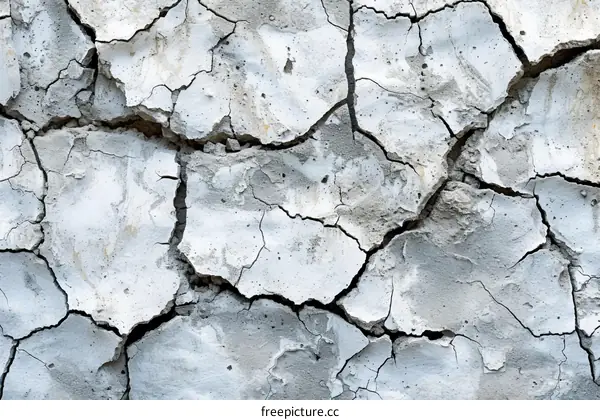 Cracked concrete wall texture background