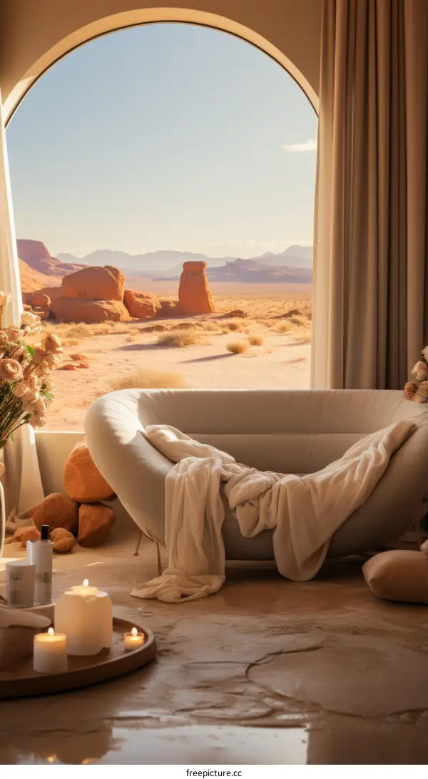 Desert Dwelling with a View