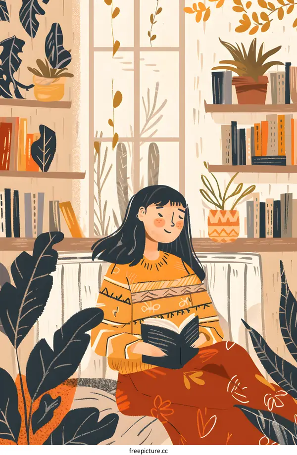 Cozy Winter Day Reading