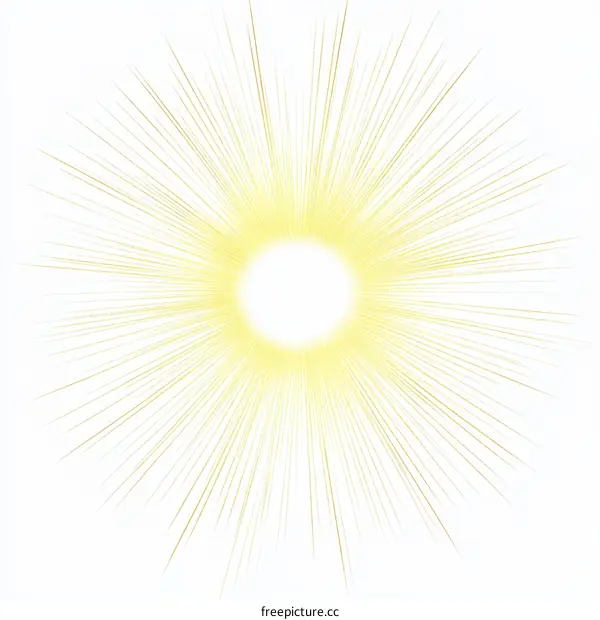 Abstract Sunburst Design Illustration