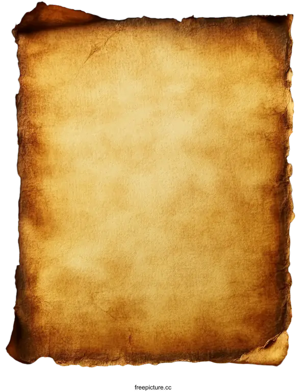 [Transparent Background PNG]Vintage Aged Paper Texture Background