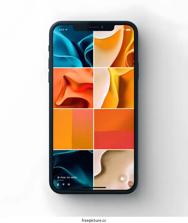 Abstract Colorful Phone Wallpaper Background