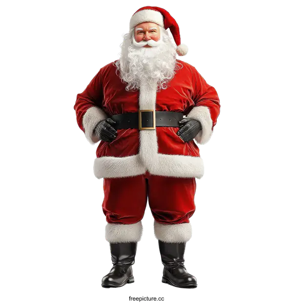 [Transparent Background PNG]Santa Claus Festive Illustration
