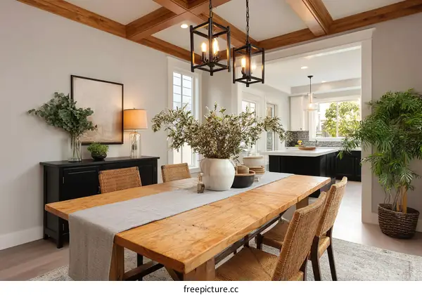 Rustic Dining Room Interior Design