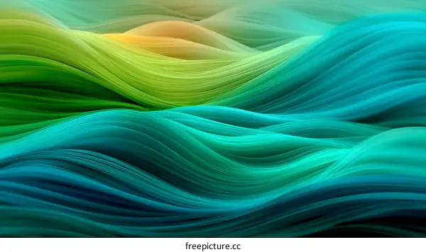 Abstract Colorful Flowing Lines Background Design