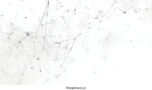 Abstract Network Design Illustration