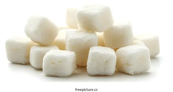 Coconut cubes