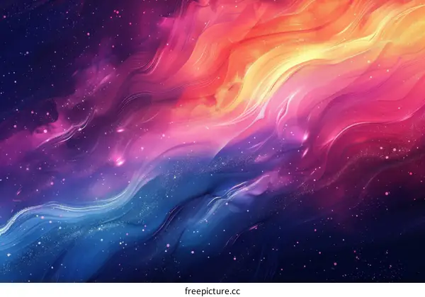 Vibrant Nebula in the Cosmos