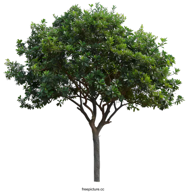 [Transparent Background PNG]Green Tree Isolated On White Background