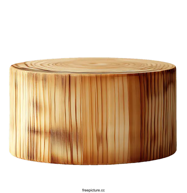 [Transparent Background PNG]Wooden Disc Display Stand