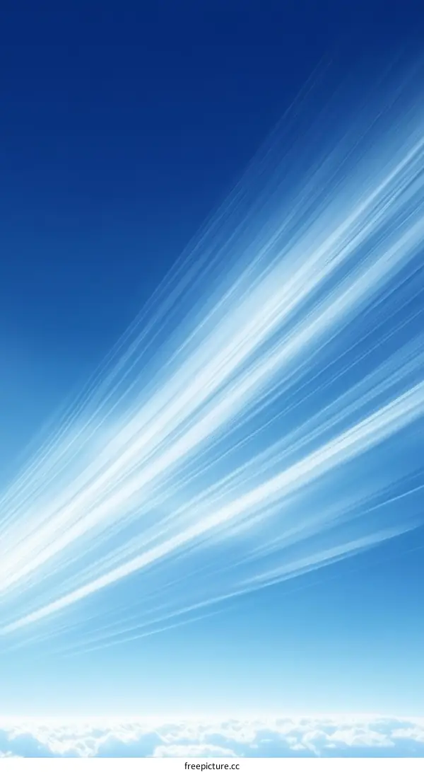 Radiant Sky Above the Clouds