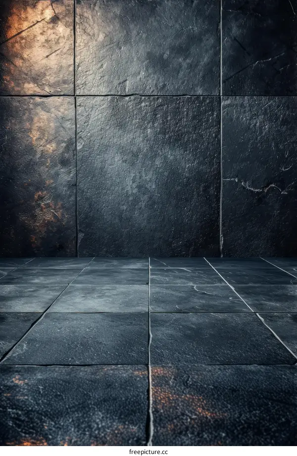Dark stone tiles background