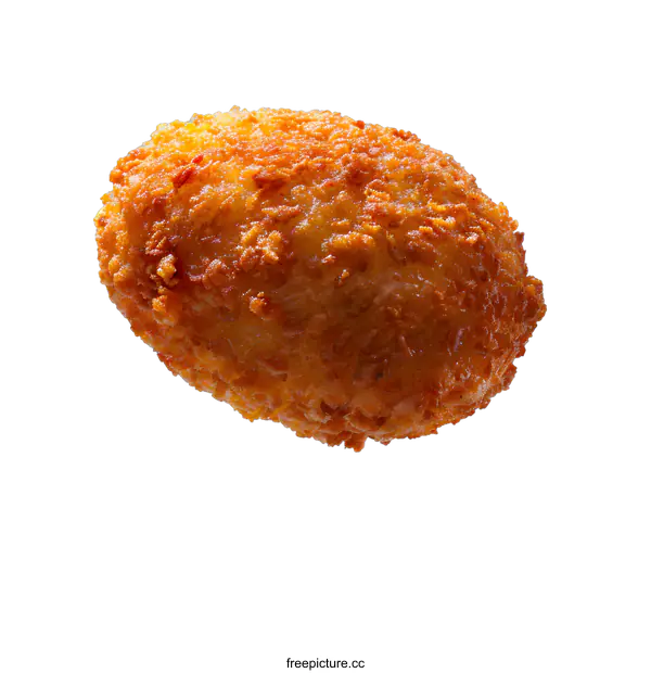 [Transparent Background PNG]Crispy Fried Food on White Background
