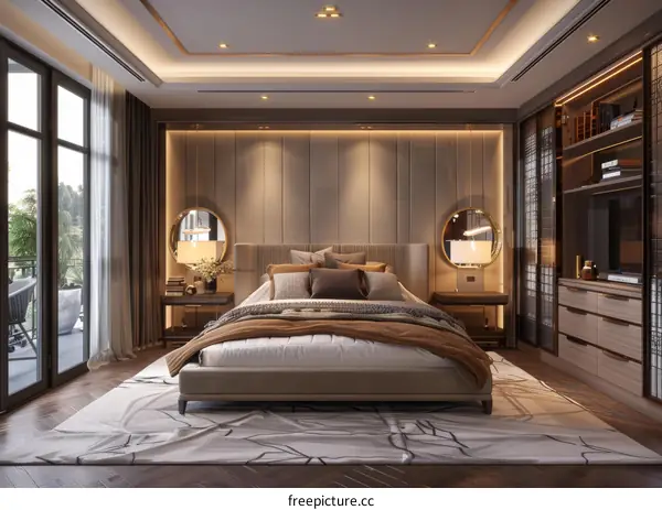 Modern bedroom interior design