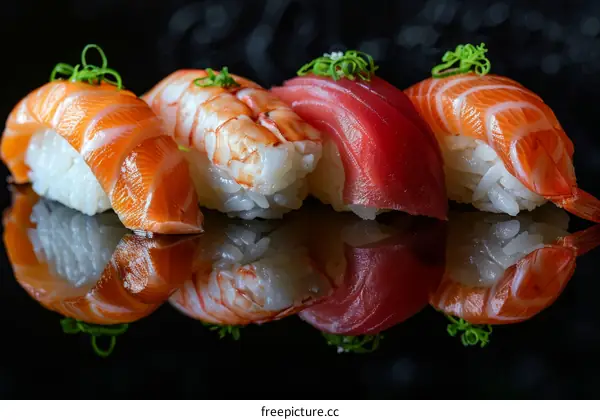 Sushi Platter: A Variety of Fresh Delicacies