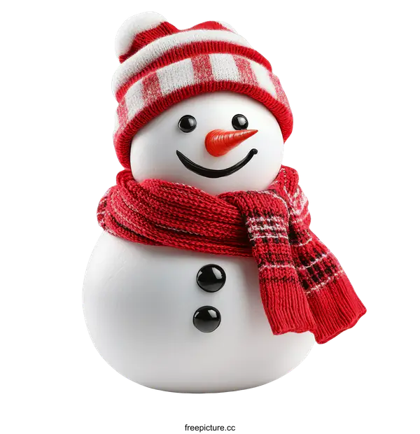 [Transparent Background PNG]Cute Christmas Snowman Decoration