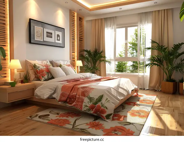 Cozy Bedroom Interior Design with Natural Light