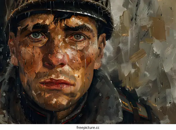 Portrait of a Young Soldier