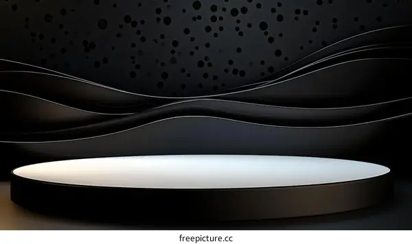 Modern Black Geometric Product Showcase