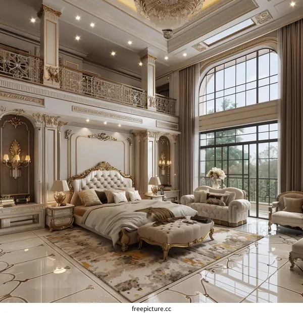 Luxury European Bedroom Interior Design