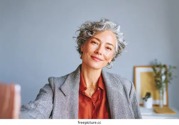 Confident Woman in a Business Setting