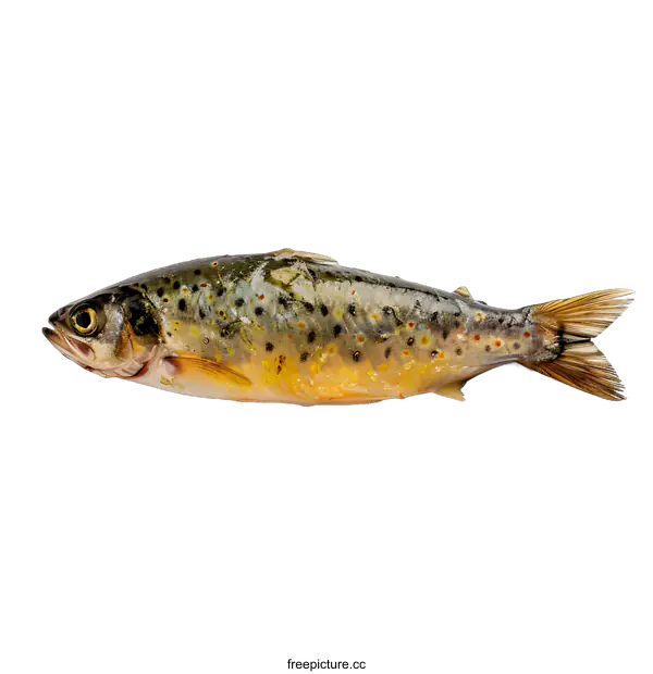 [Transparent Background PNG]Freshwater fish on white background