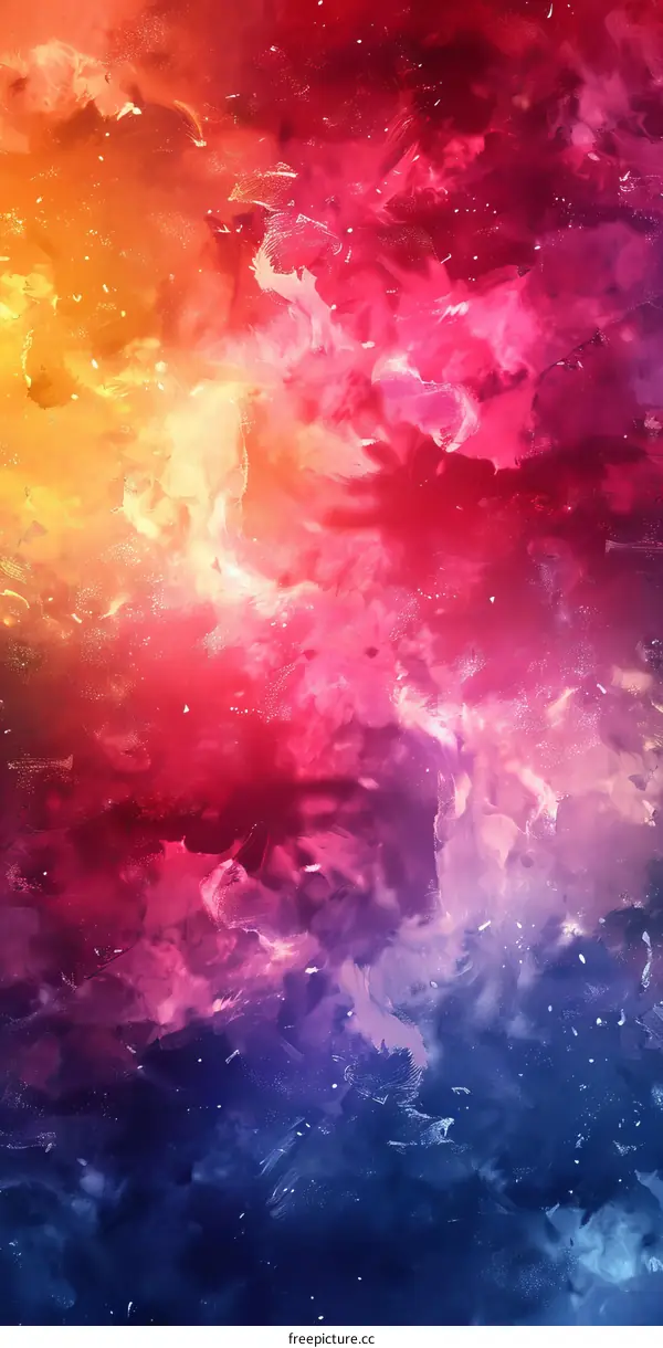 Mesmerizing Acrylic Abstract Art: Dance of Vibrant Hues