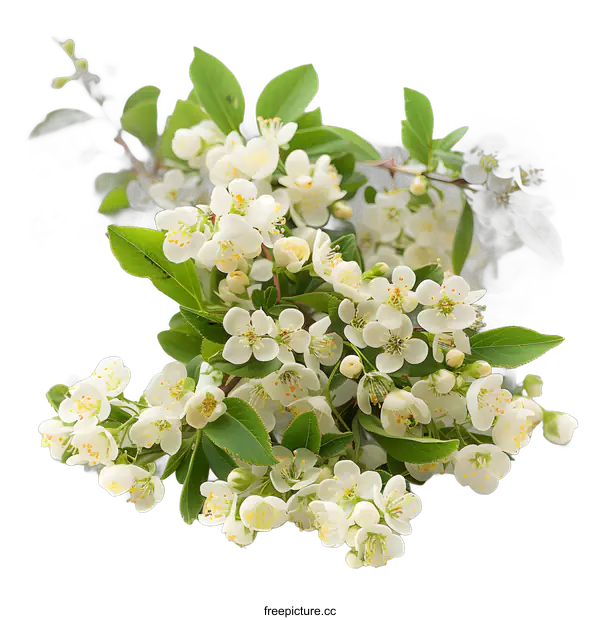 [Transparent Background PNG]White flowers