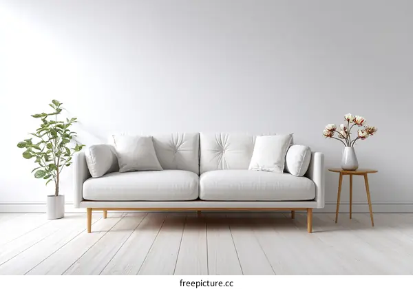 Modern Minimalist Living Room Interior Design