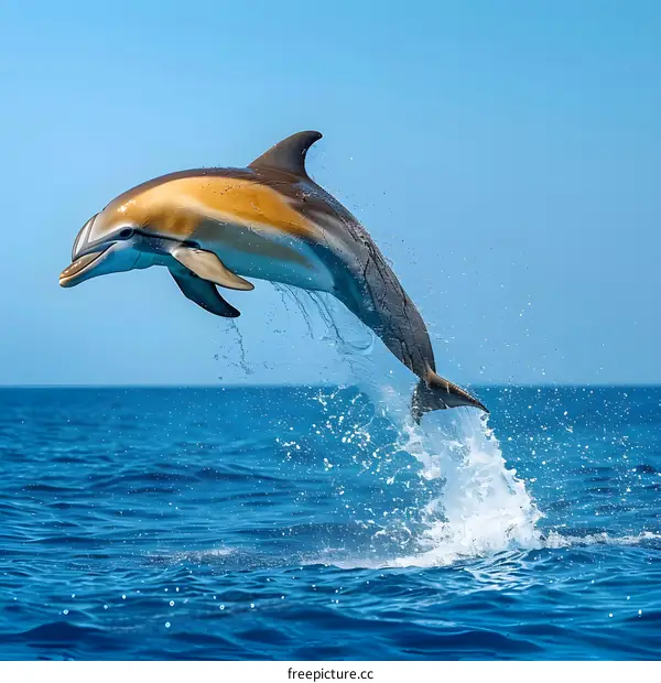 Dolphin Jumping Out Of Water