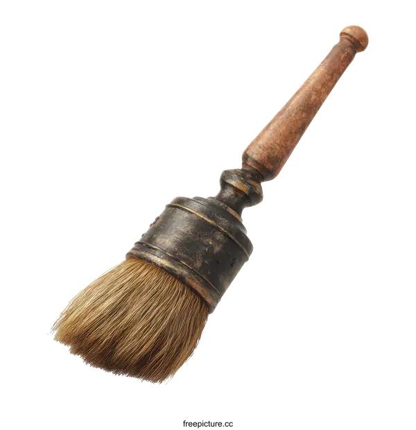 [Transparent Background PNG]Vintage Decorative Paint Brush