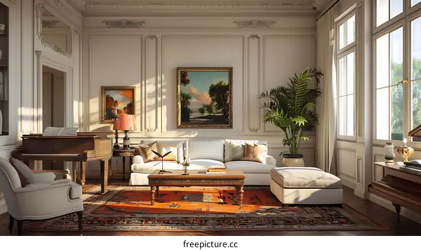 European-style living room