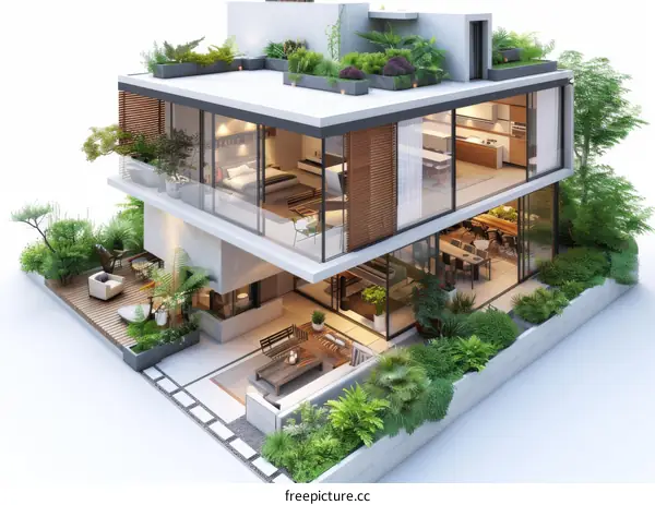 Modern Terrace House