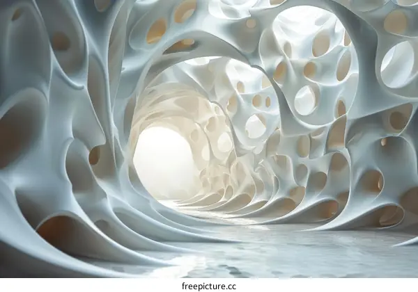 Futuristic Organic Architecture: Light at the End of the Tunnel