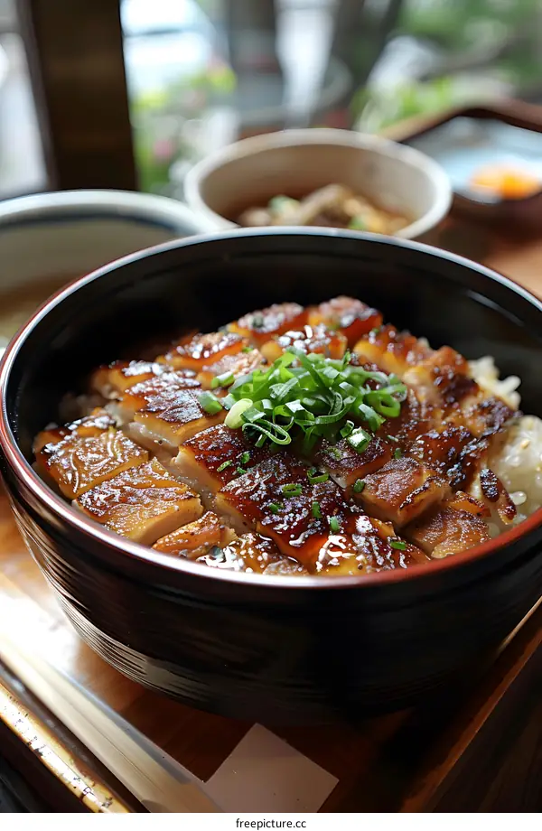 Bowl of Grilled Eel on Rice