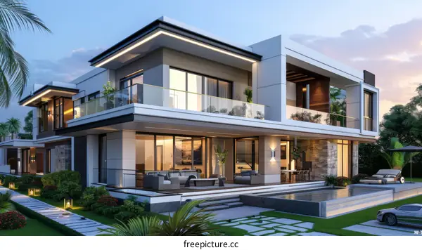 Modern Luxury Villa Exterior Design